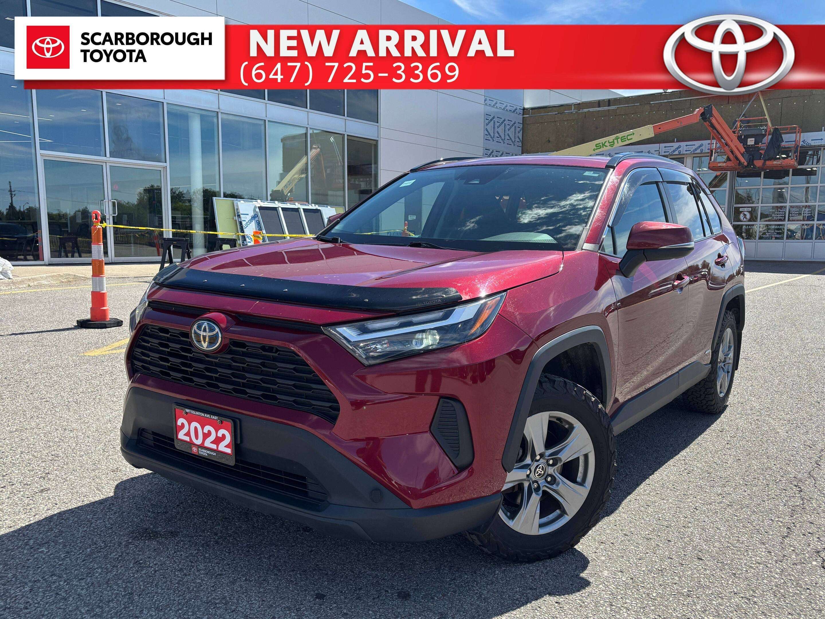 Red 2022 Toyota RAV4 Hybrid SUV / Crossover All-Wheel Drive Automatic