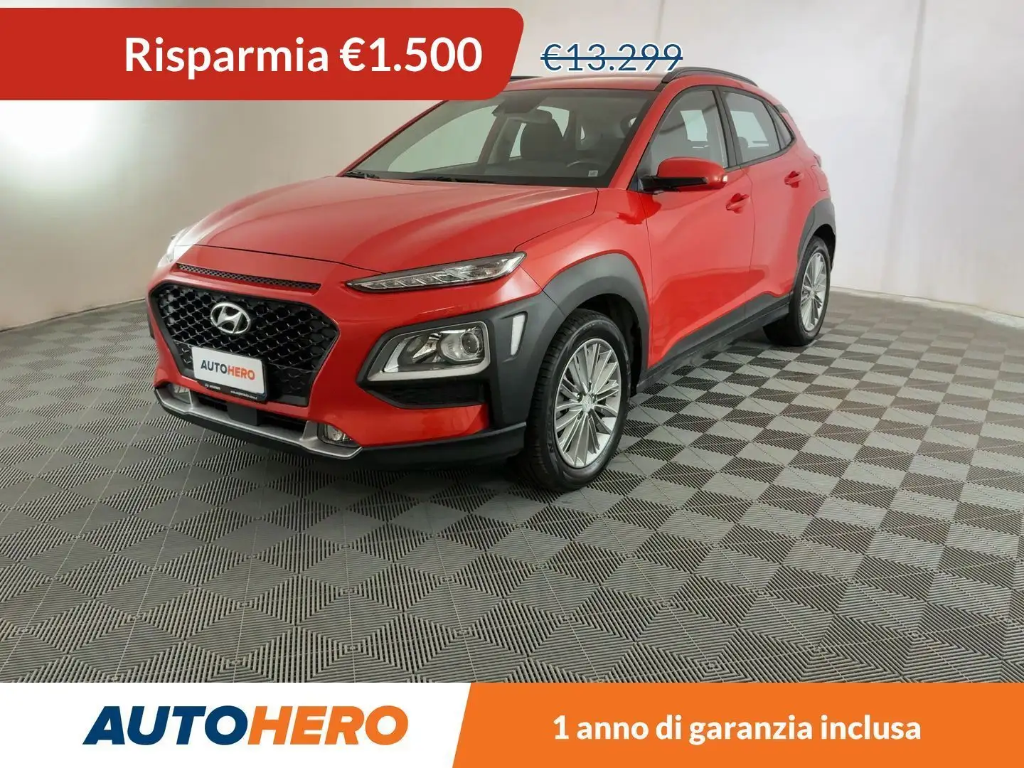 Hyundai KONA 1.0 TGDI XTech Rosso - 1