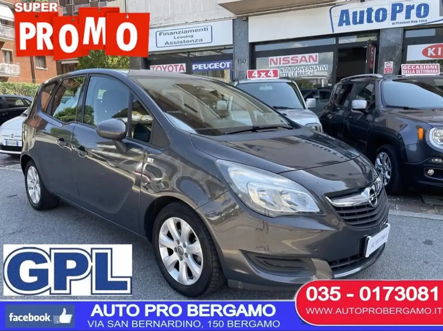 Opel Meriva 1.4t Cosmo Gpl-tech 120cv SUPER PROMO Gris - 1
