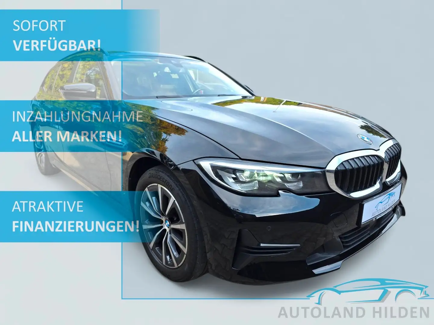 BMW 318 d Touring Advantage/Kamera/PANO/Virtual/1Hand Schwarz - 1