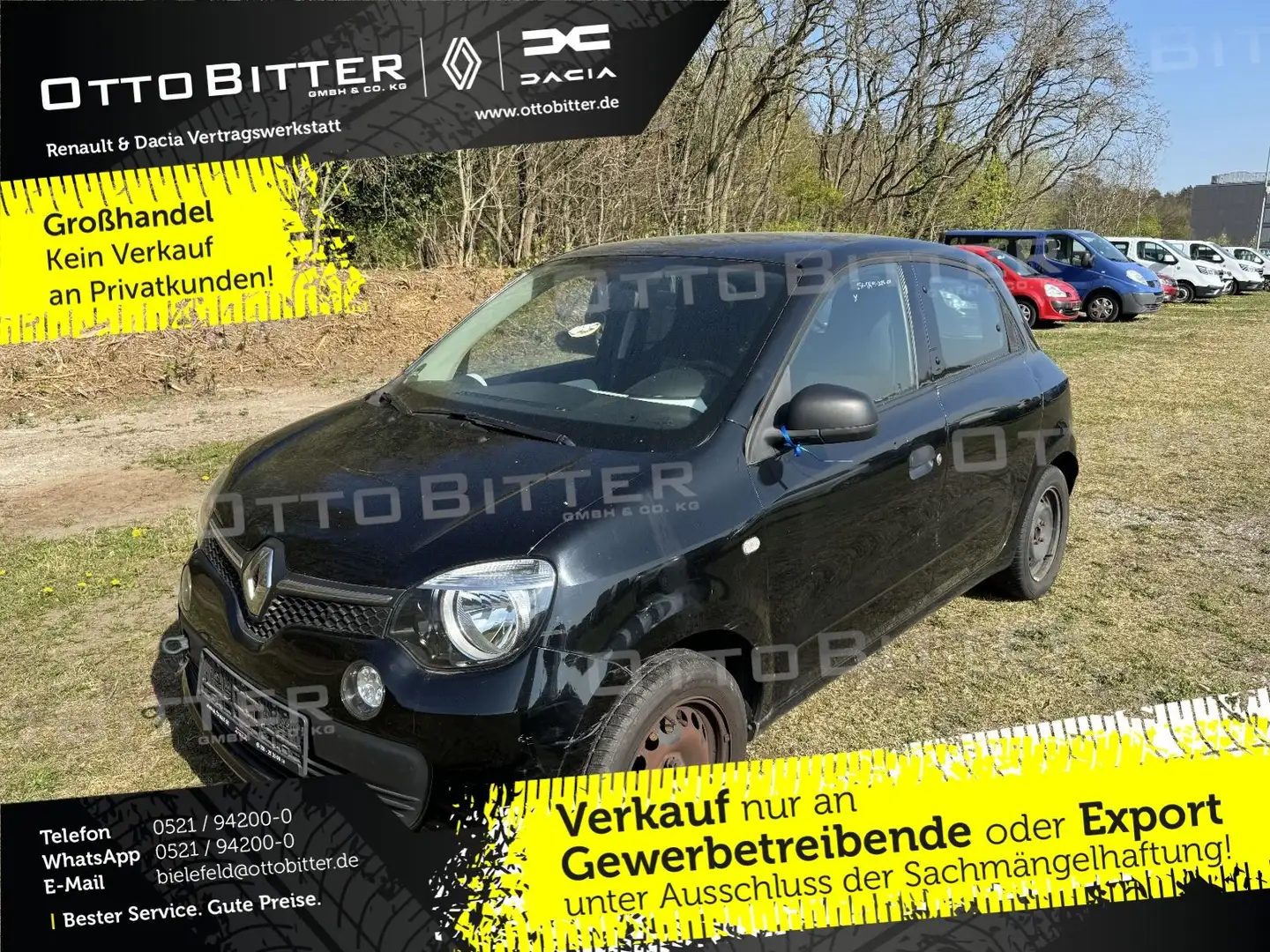 Renault Twingo Life SCe70 KLIMA Zwart - 1