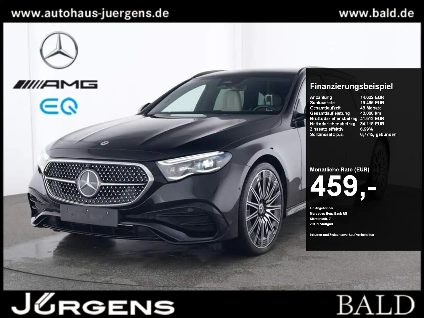 Mercedes-Benz E 200 T AMG/Superscreen/Digital/Burm4D/Night/21" Black - 1