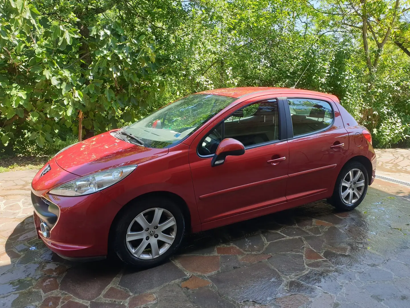 Peugeot 207 5p 1.6 vti 16v XS auto Rosso - 1