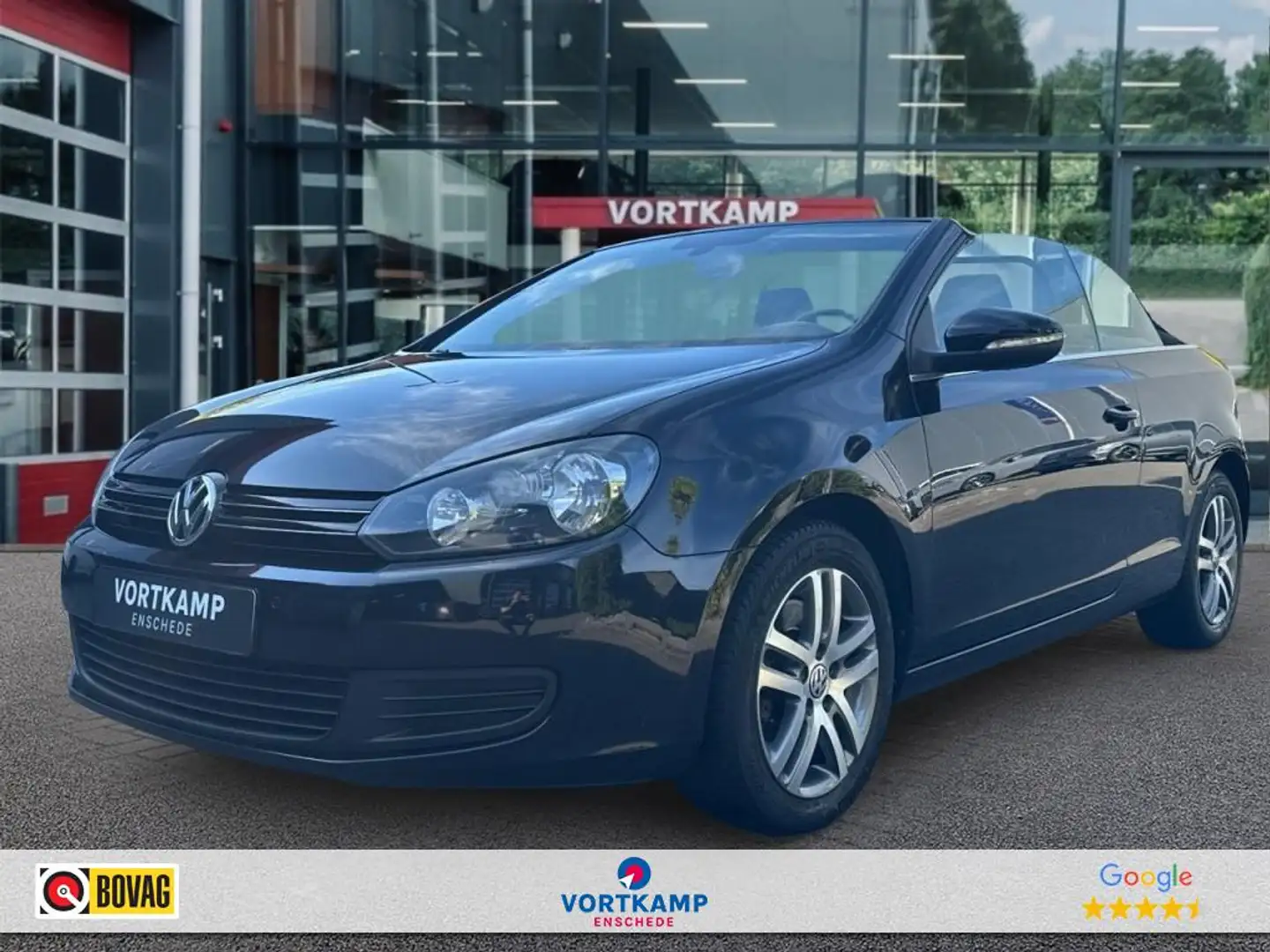 Volkswagen Golf Cabriolet 1.4 TSI DSG COMFORTLINE NAVI/PDC/CRUISE Fekete - 1