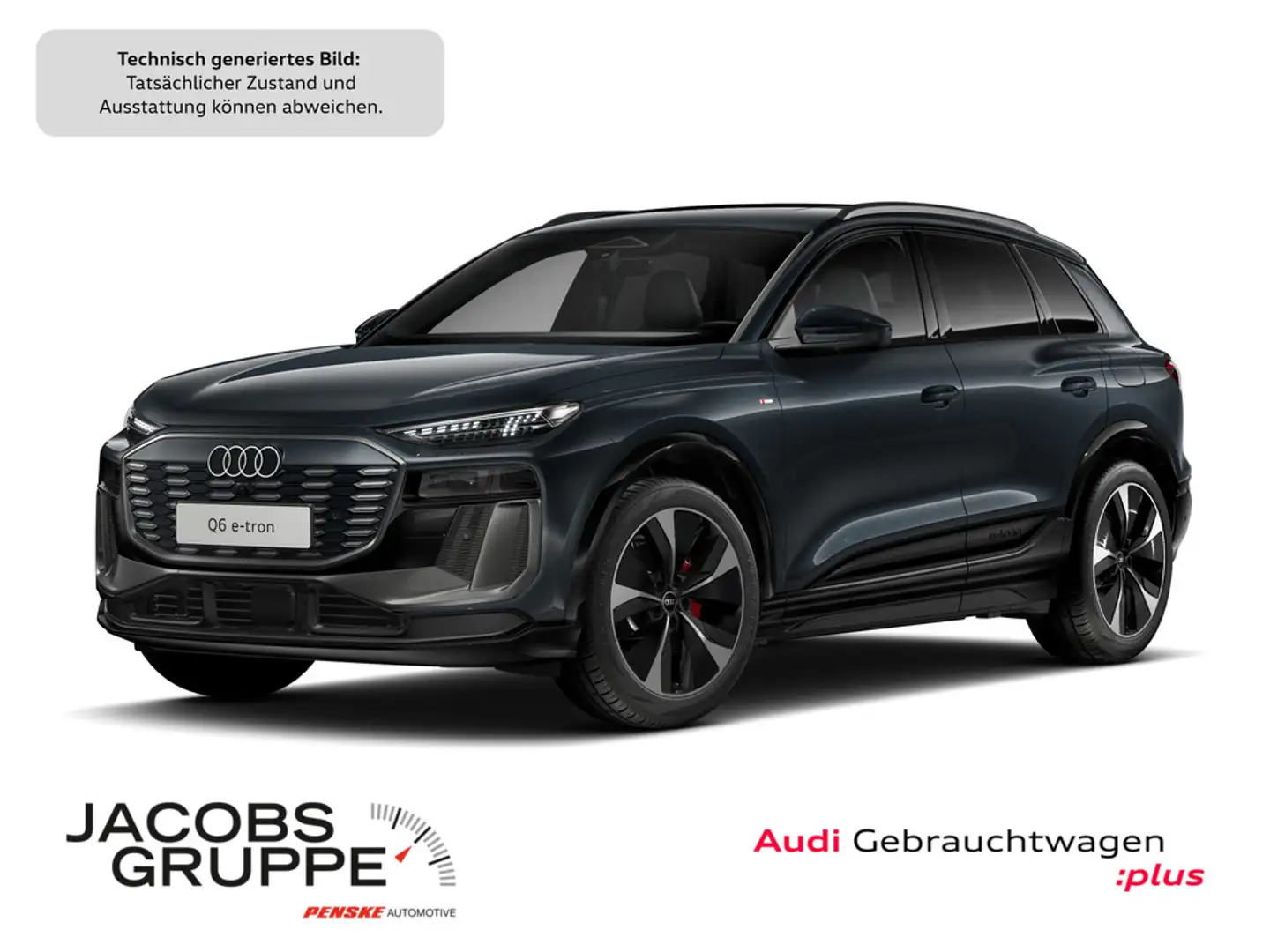 Audi Q6 e-tron 185kW S line Pano, LED, MMI Experie Grau - 1