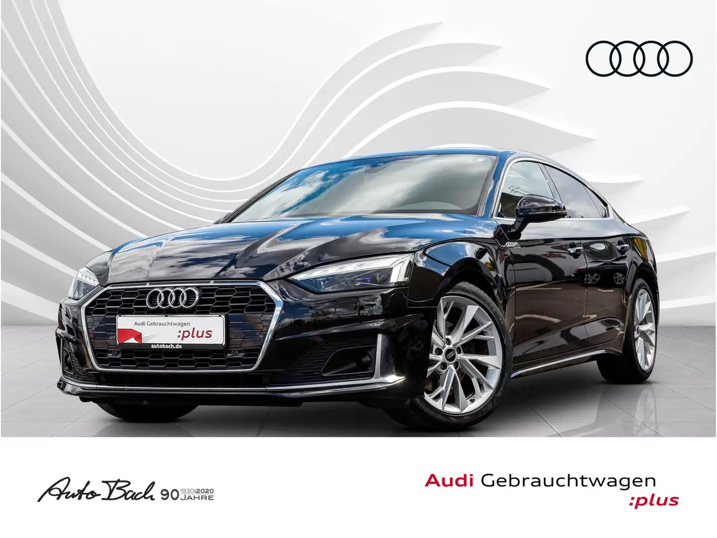 Audi A5 S line 35TDI Stronic Navi LED virtu Schwarz - 1