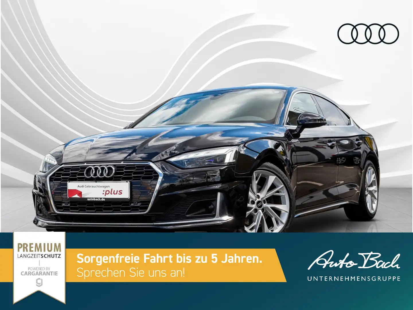 Audi A5 S line 35TDI Stronic Navi LED virtu Schwarz - 2