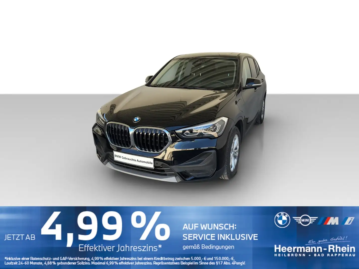 BMW X1 xDrive25e Advantage NaviPlus.HUD.GSD.RFK.Park Schwarz - 2