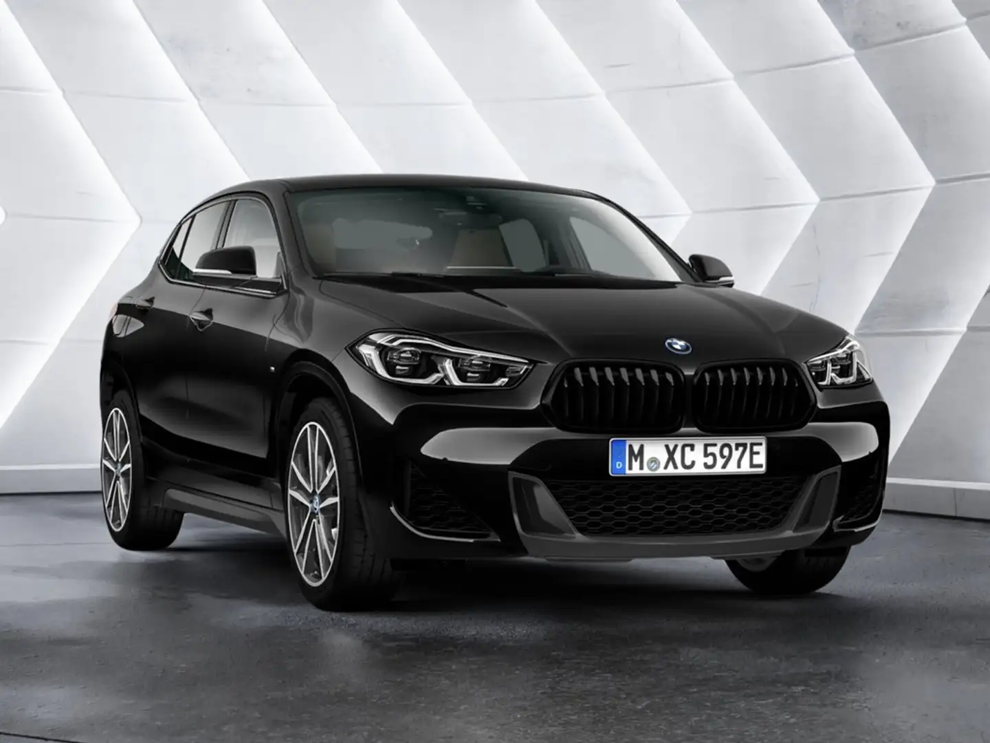 BMW X2 xDrive25e M-Sport H/K NAVI W-LAN HUD LED Noir - 2