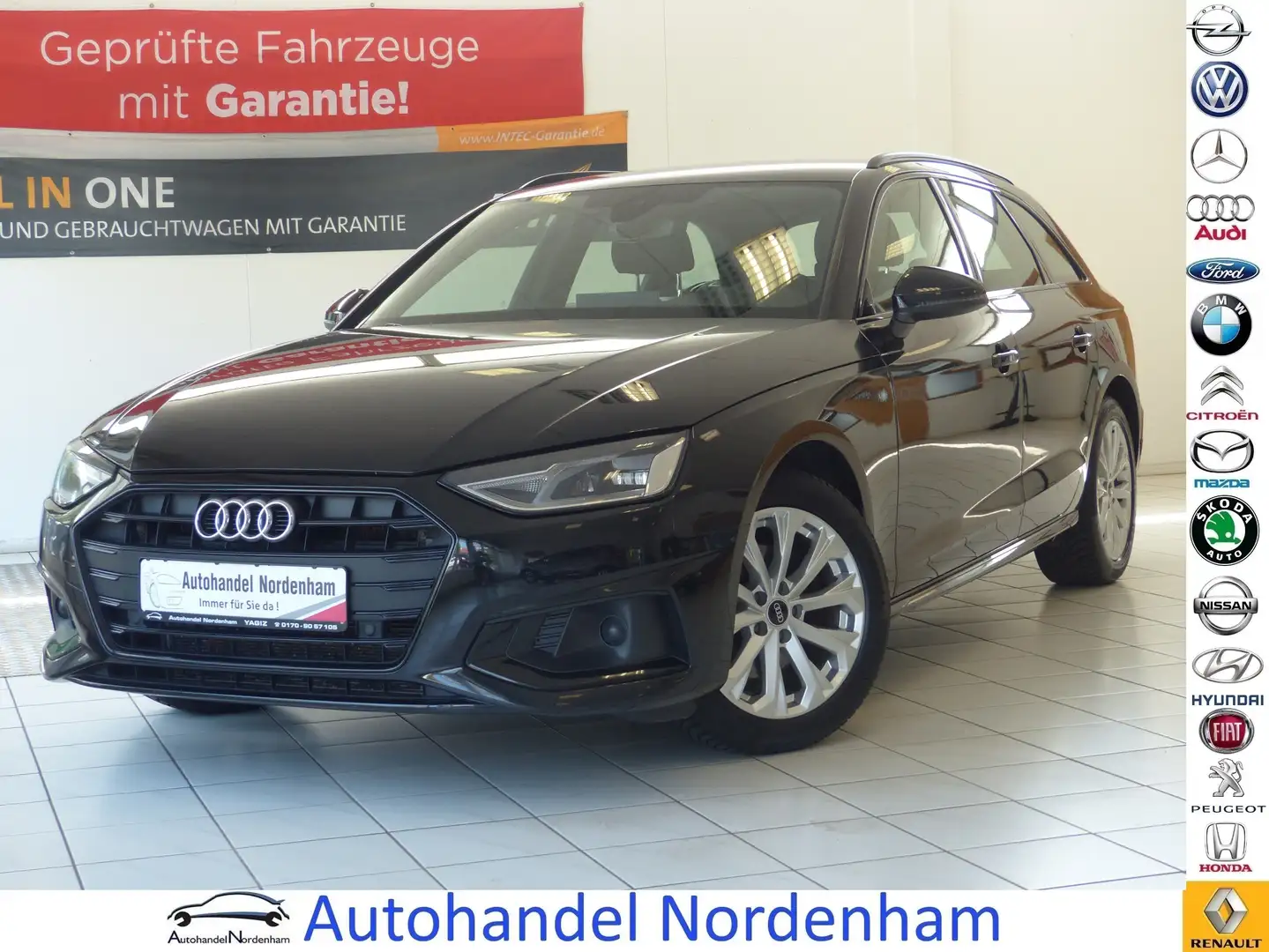 Audi A4 35 TDI advanced*KLIMA*NAVI*SHZ*1.HAND* Schwarz - 1