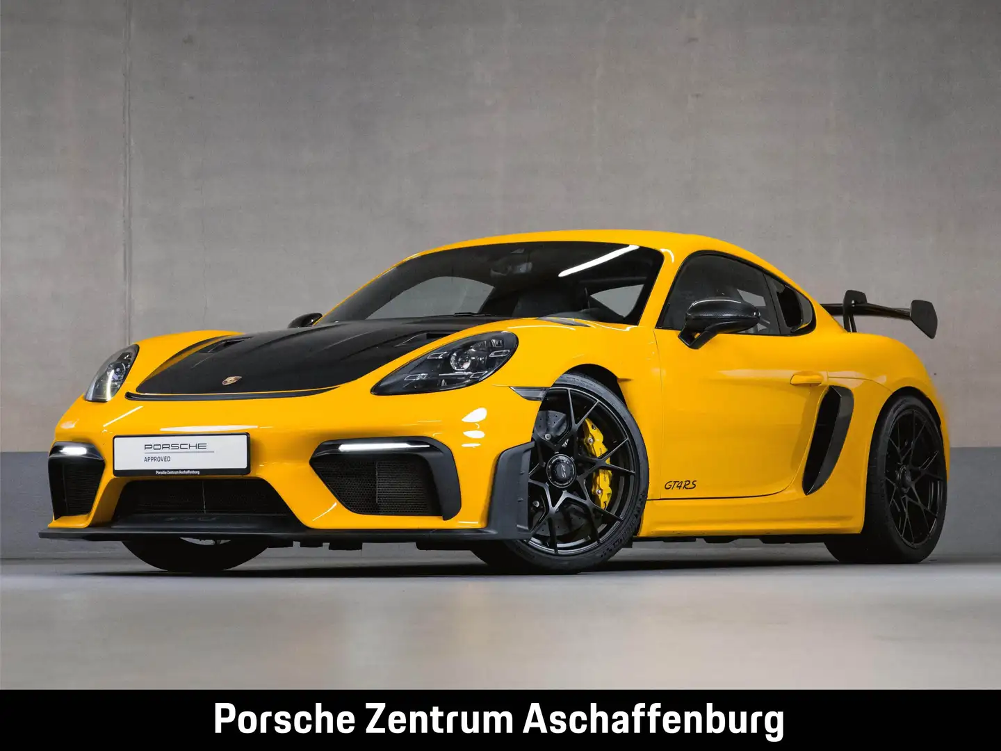 Porsche Cayman 718 Cayman GT4 RS Weissach BOSE Liftsystem Jaune - 1