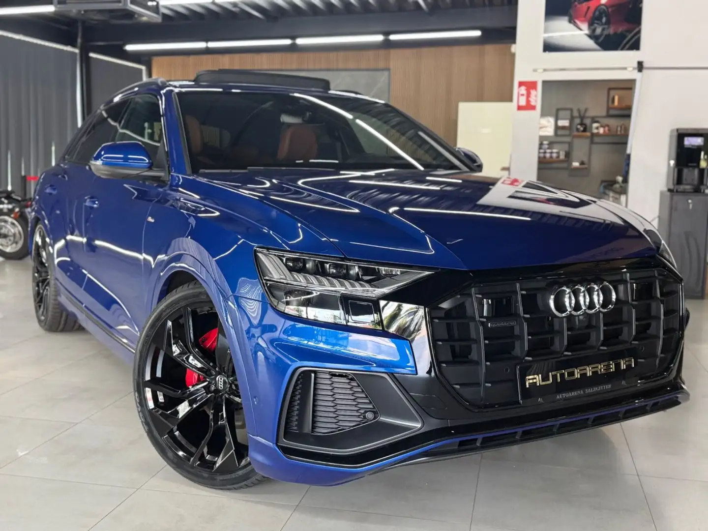 Audi Q8 3.0 TDI Quattro S-Line*BLACK*MATRIX-LED*PANO* Blue - 1