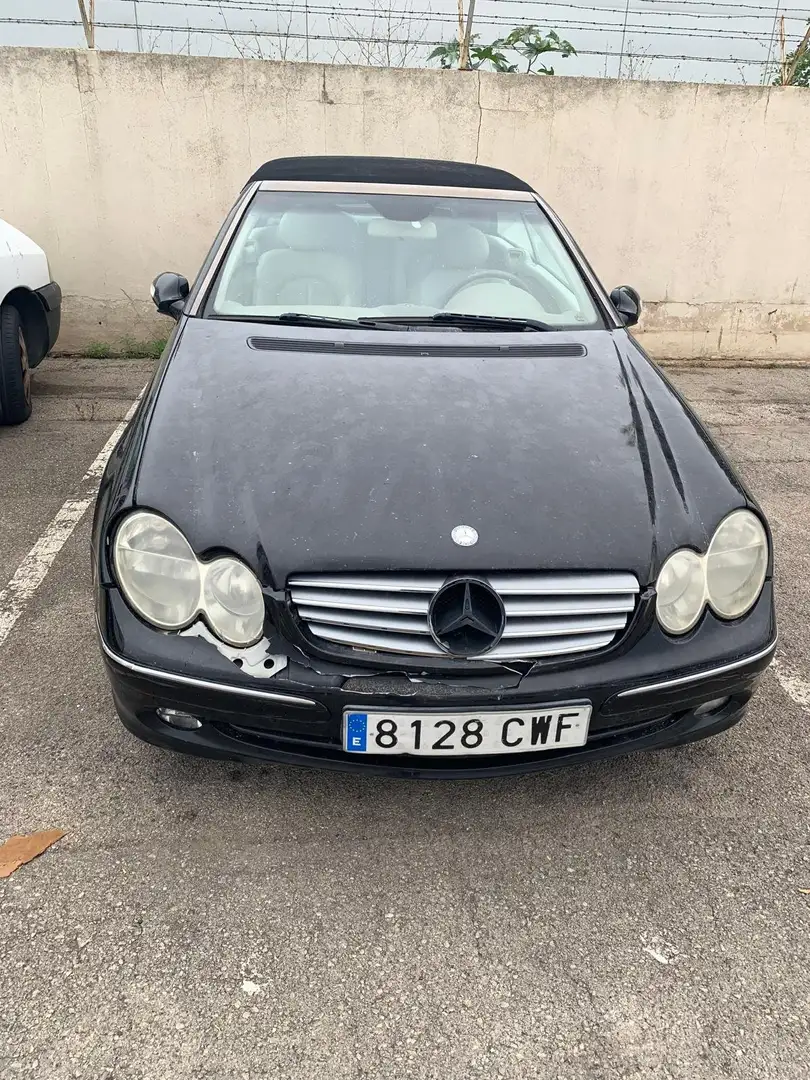 Mercedes-Benz CLK 200 CLK Cabrio 200K Negro - 1