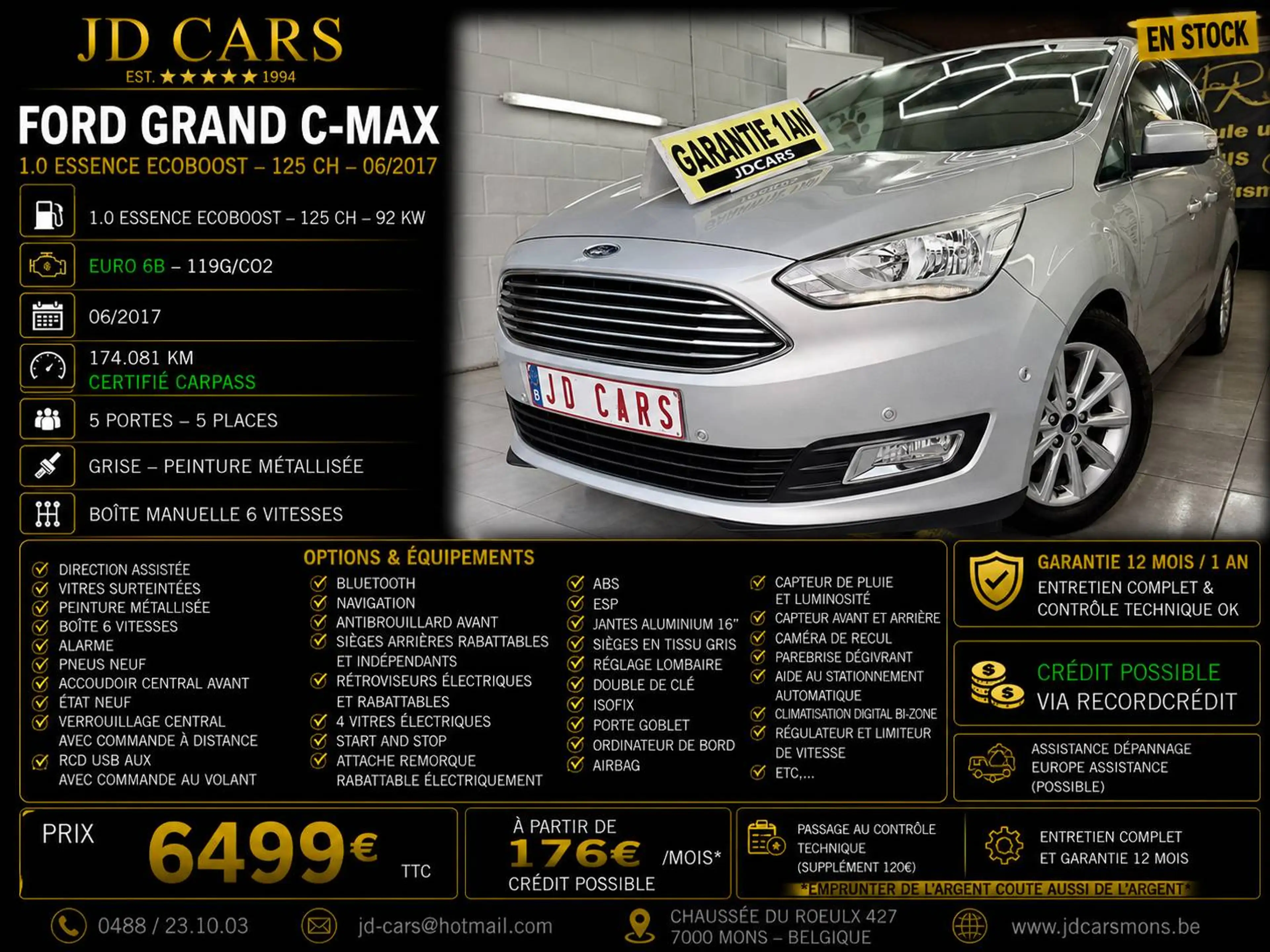 Ford Grand C-Max Grand C-Max 1.0 EcoBoost Titanium Start-Stop