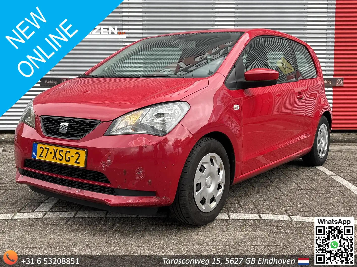 SEAT Mii 1.0 Style AIRCO | ELEKTR RAMEN| Rood - 1