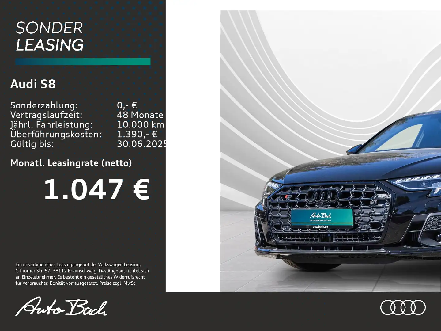 Audi S8 TFSI 420(571) kW(PS) tiptronic Fekete - 1