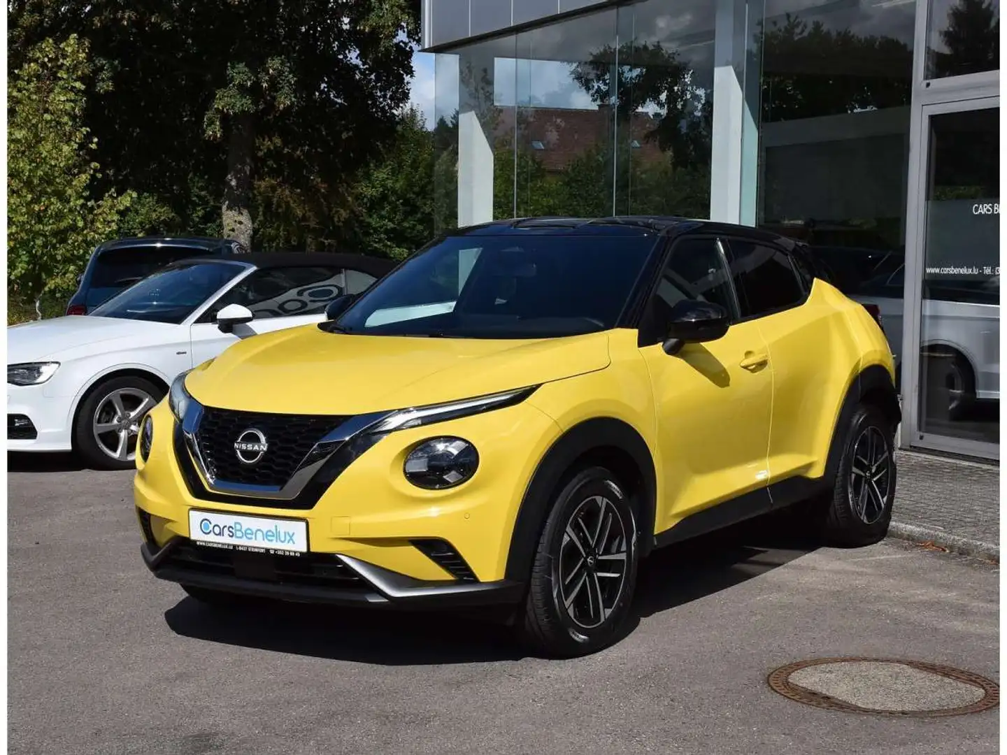 Nissan Juke 1.0 DIG-T N-Connecta DCT LANE GPS CAM NEUF Jaune - 2