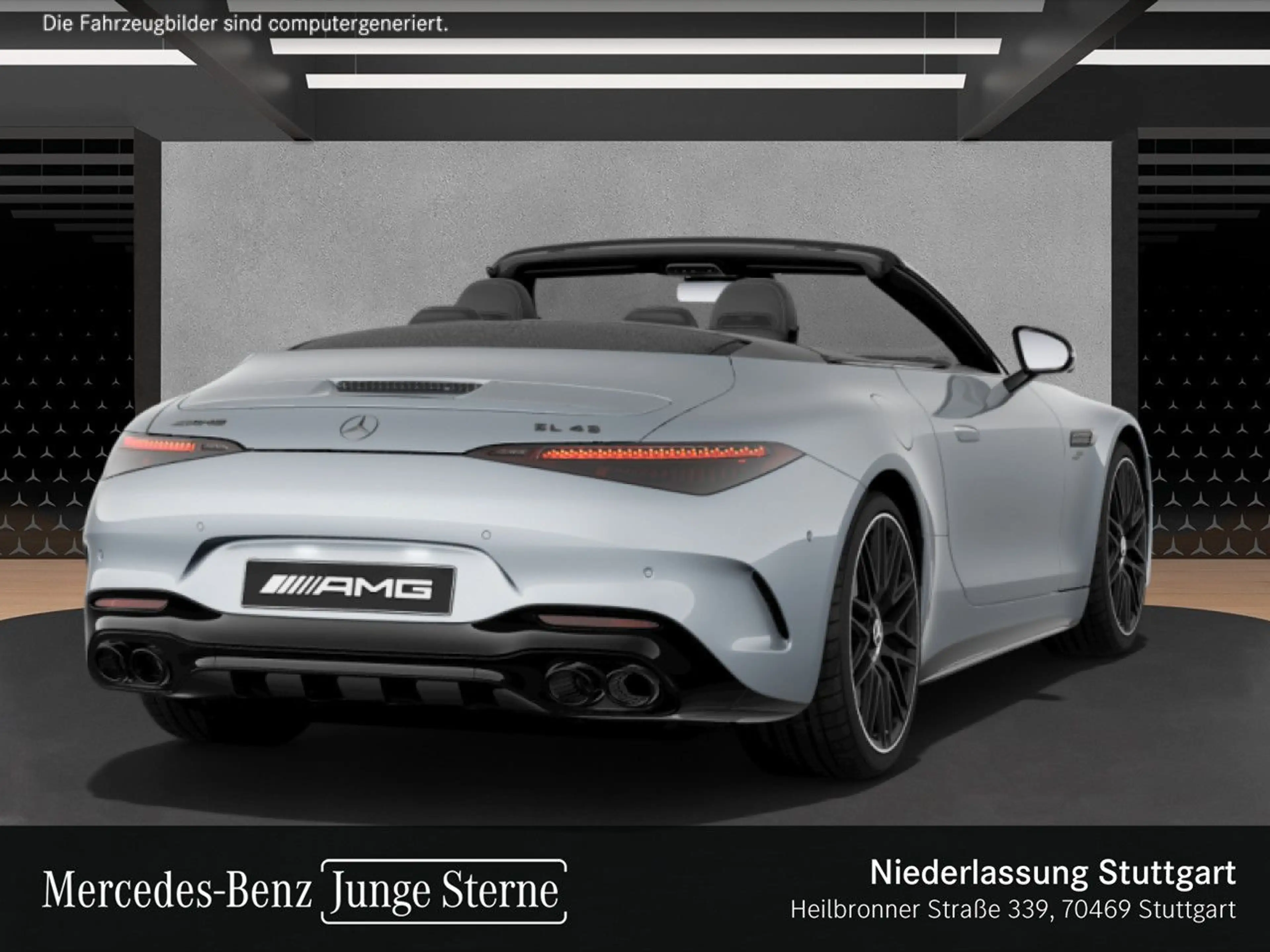 Mercedes-Benz SL 43 AMG Cab. WideScreen Burmester Distr+ HUD PTS — photo 4