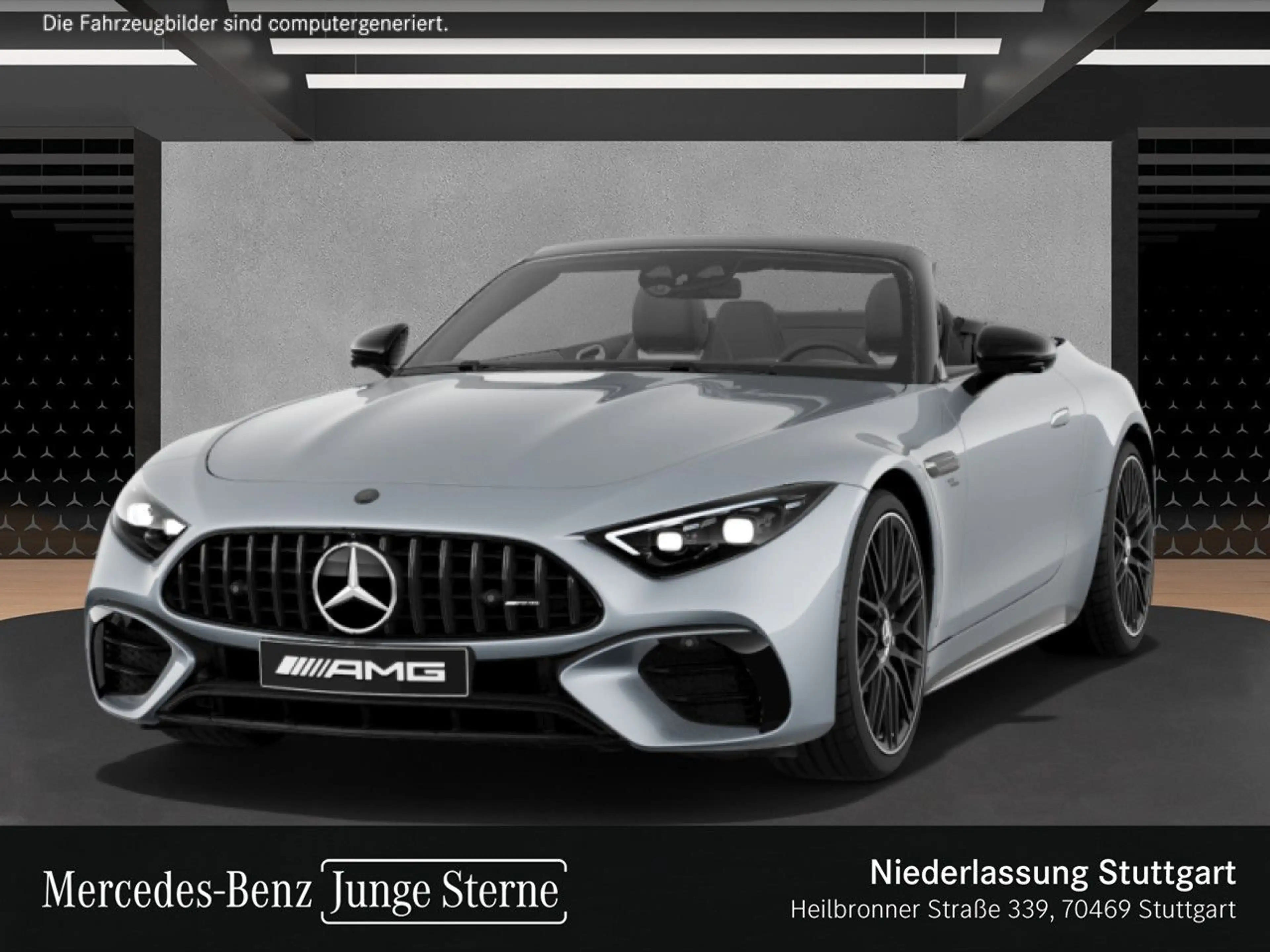 Mercedes-Benz SL 43 AMG Cab. WideScreen Burmester Distr+ HUD PTS — photo 2