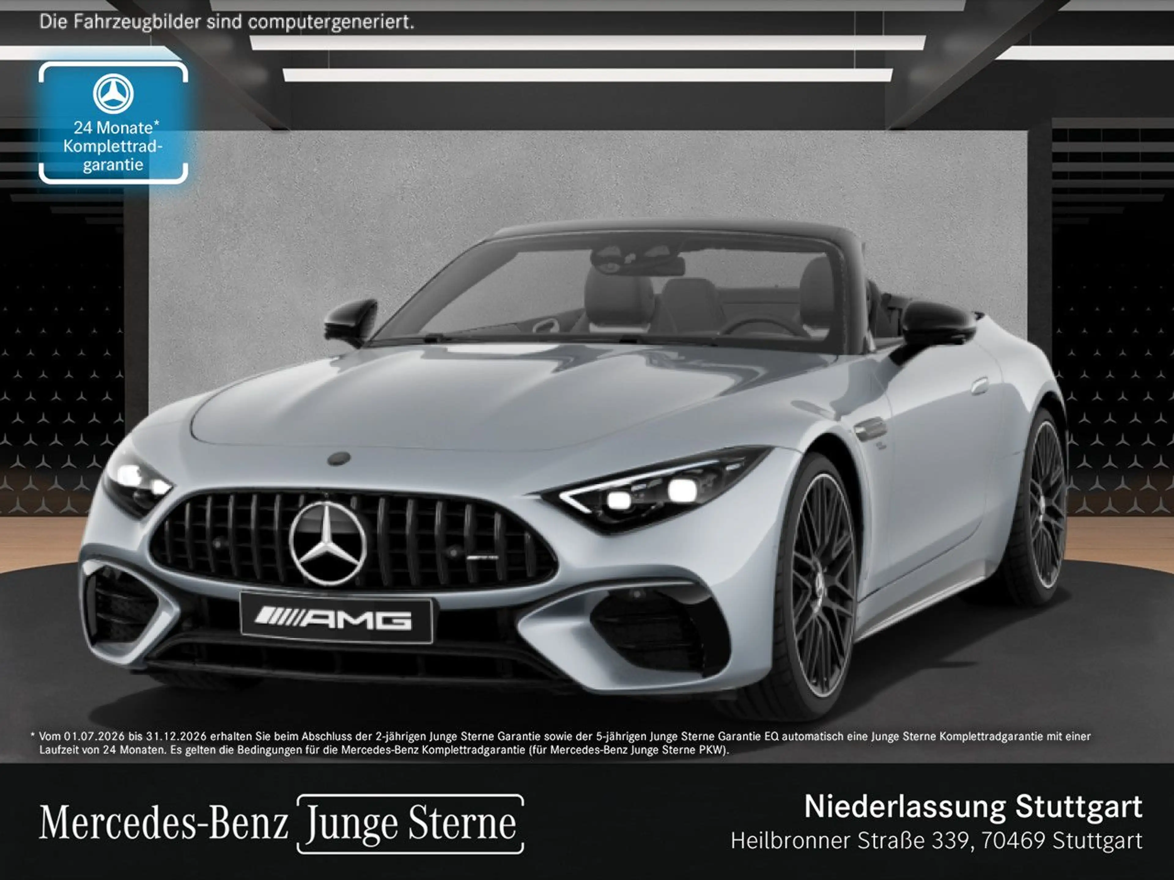 Mercedes-Benz SL 43 AMG Cab. WideScreen Burmester Distr+ HUD PTS