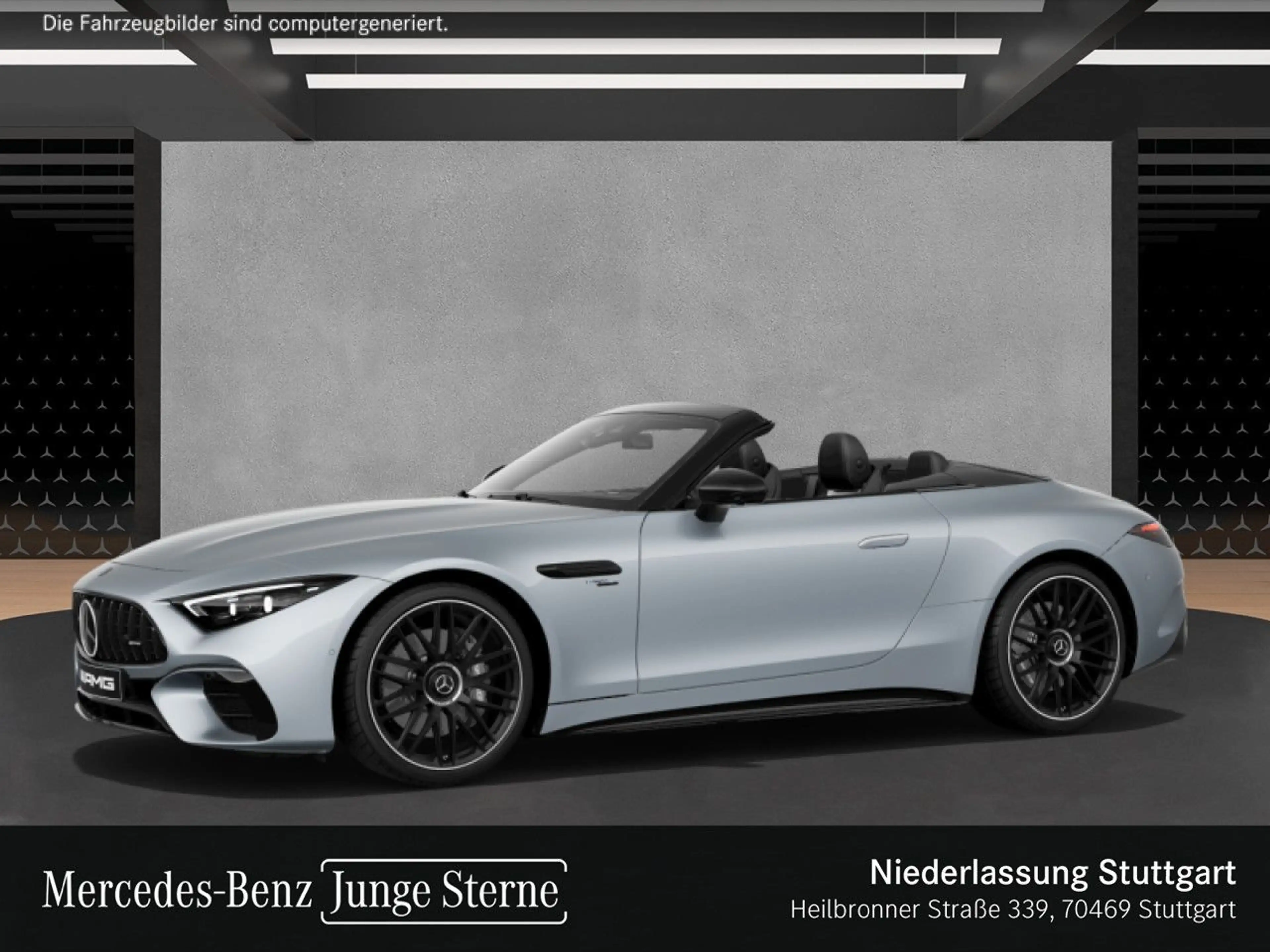 Mercedes-Benz SL 43 AMG Cab. WideScreen Burmester Distr+ HUD PTS — photo 3