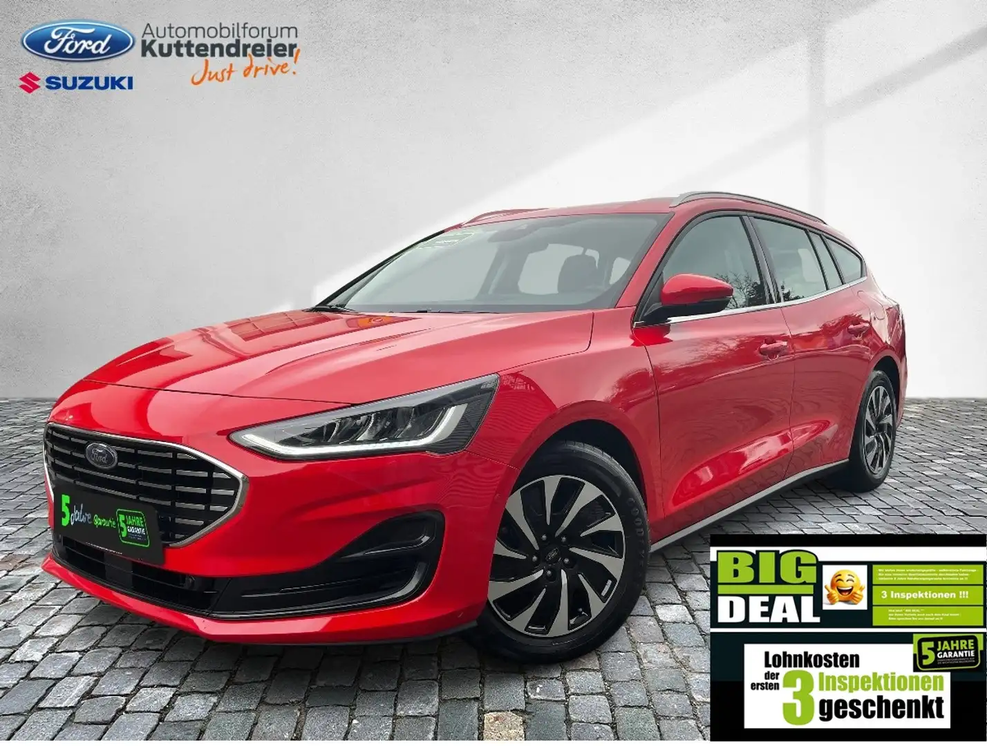 Ford Focus Turnier Titanium Navi Kamera 2xPDC Sitzhei. Rot - 2