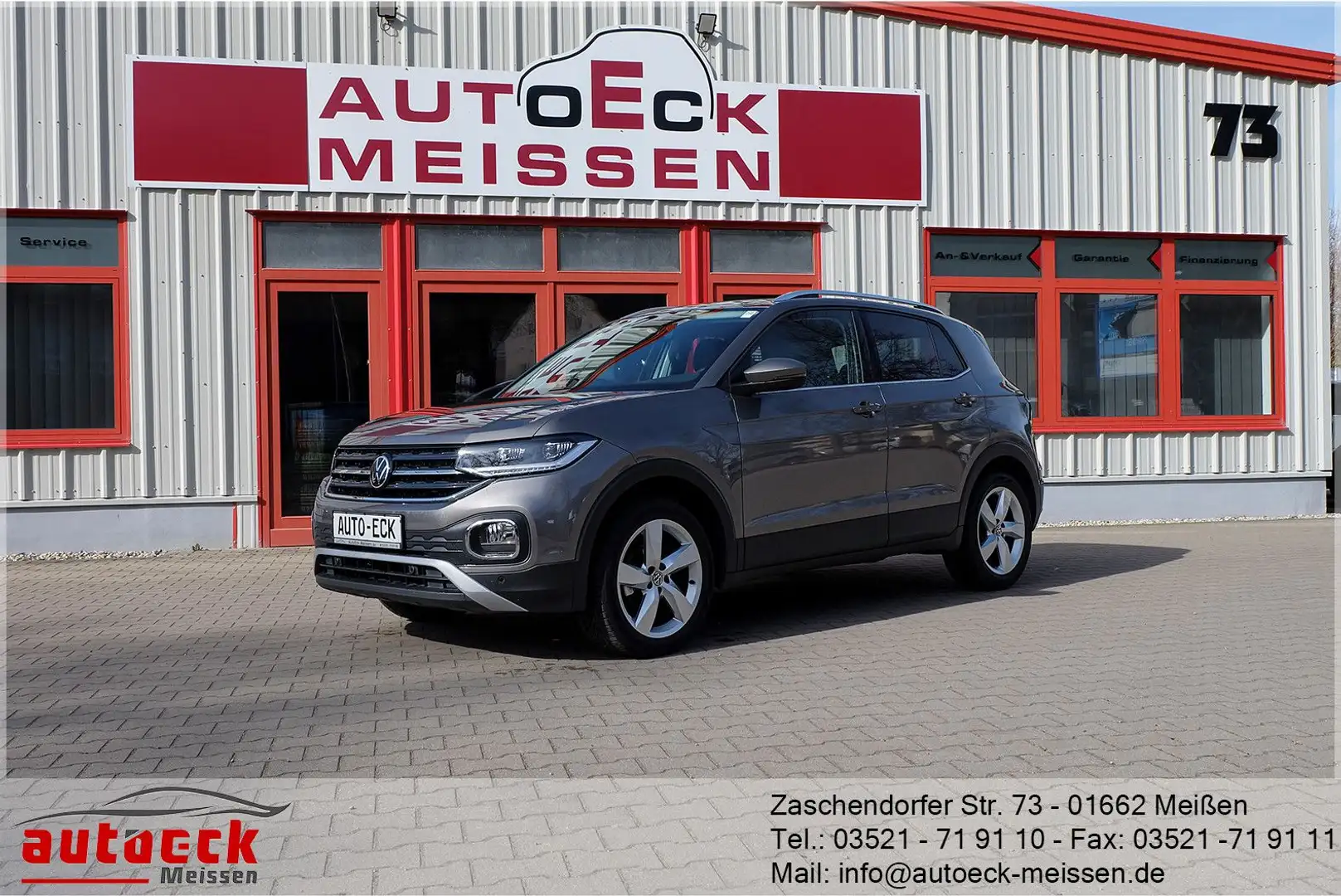 Volkswagen T-Cross Style |LED|KLIMA|SHZ|PDC|1.HAND Gris - 1