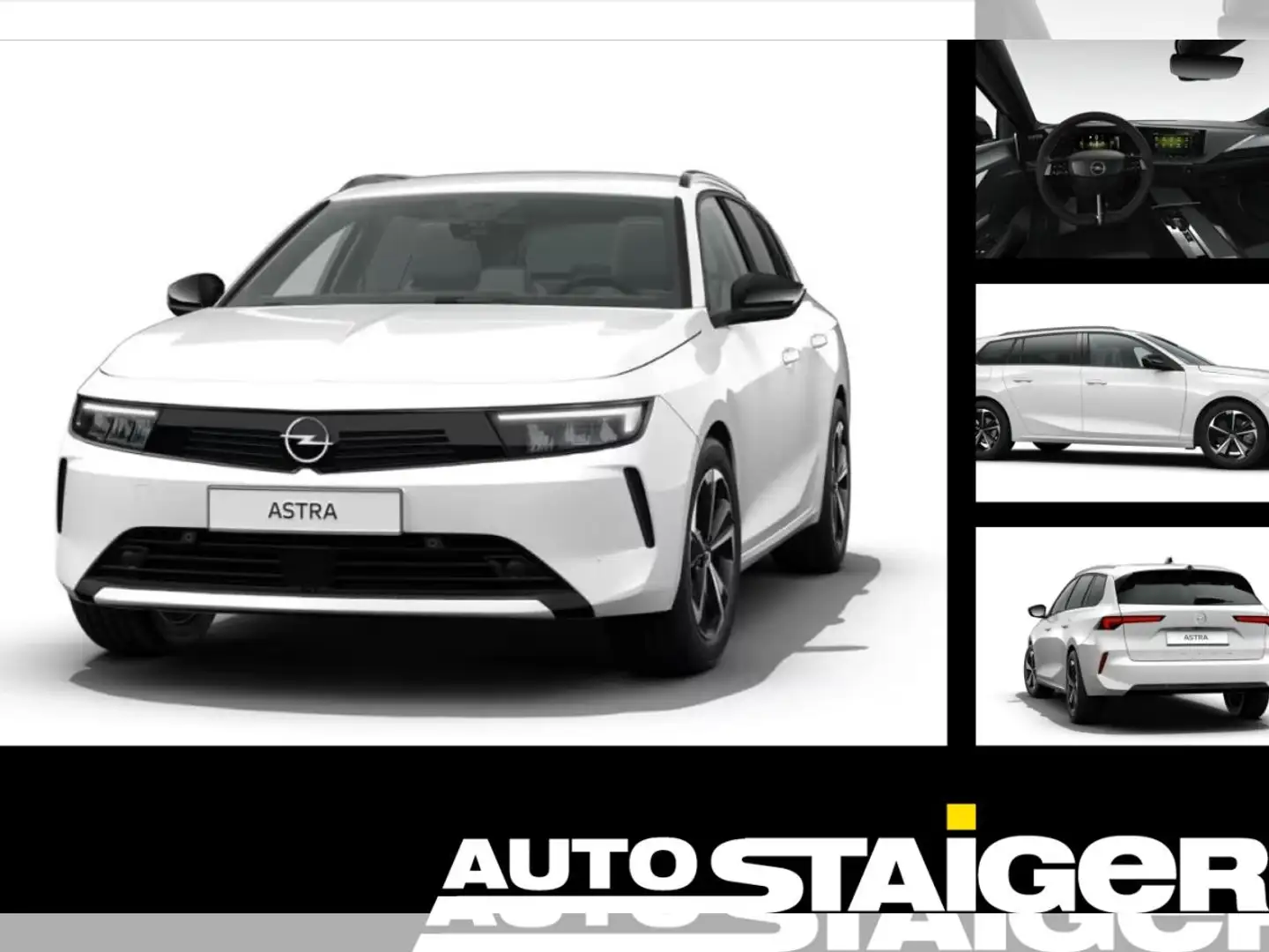 Opel Astra Sports Tourer Edition 1.2 Turbo Weiß - 1