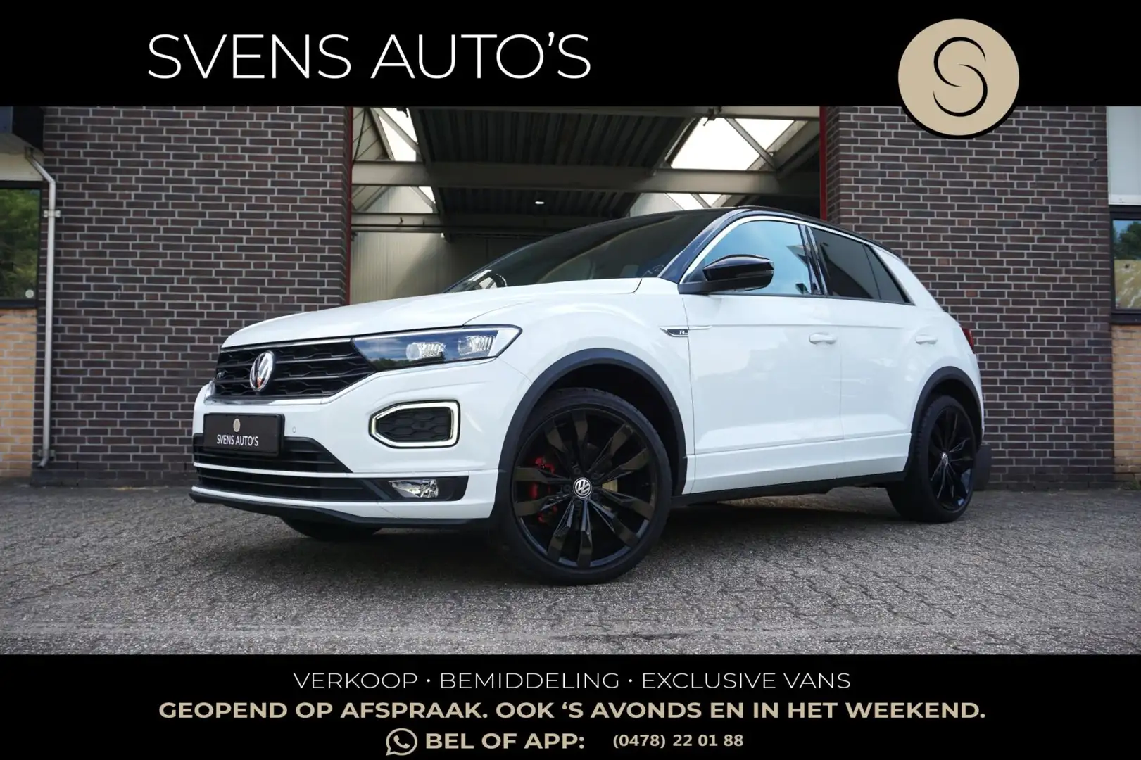 Volkswagen T-Roc 1.5 TSI R-Line Black Style Virtual|Beats|LED|Camer Blanc - 1