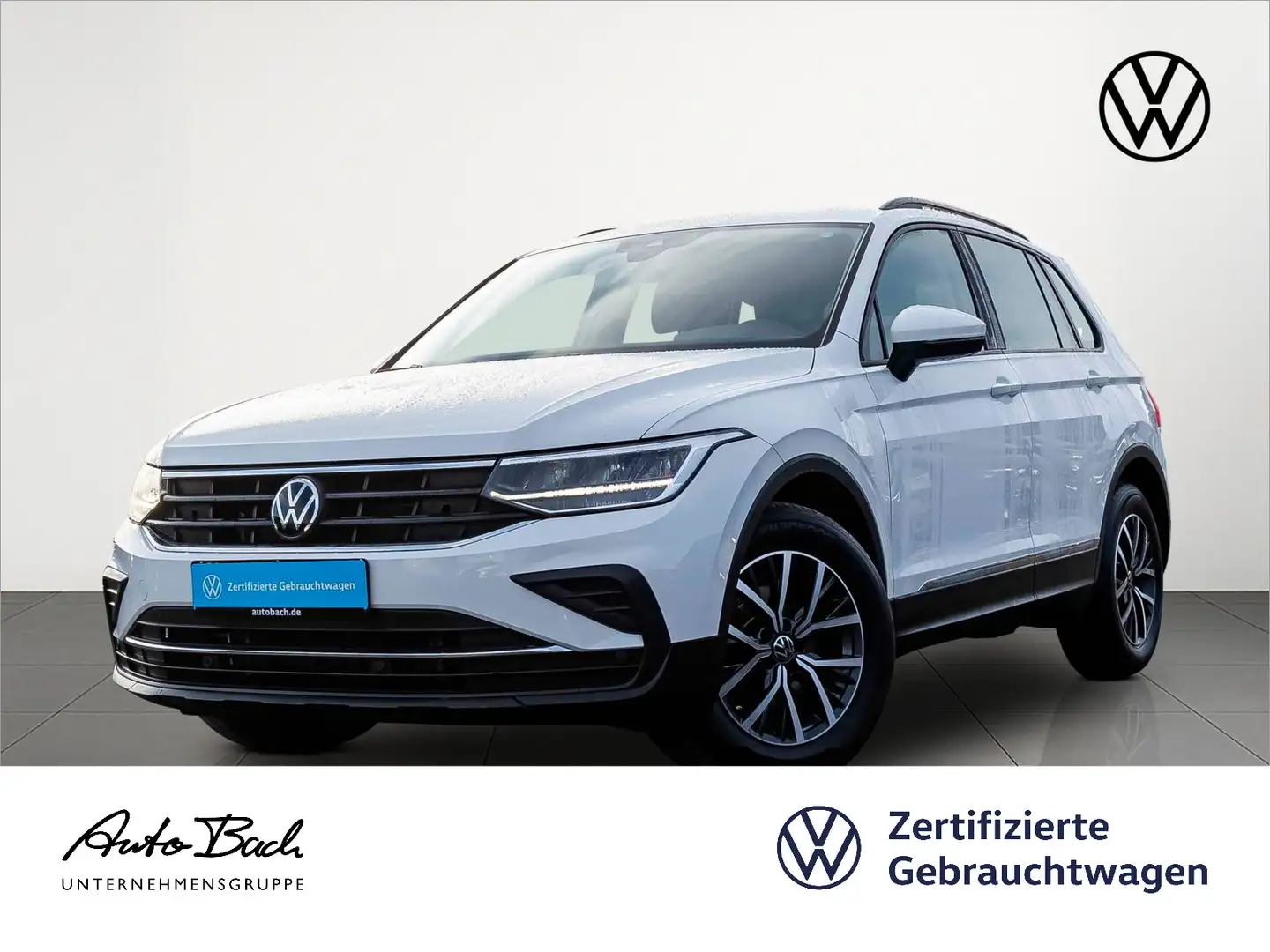 Volkswagen Tiguan 2.0 TDI Life DSG Navi LED ACC EPH AHK Weiß - 1