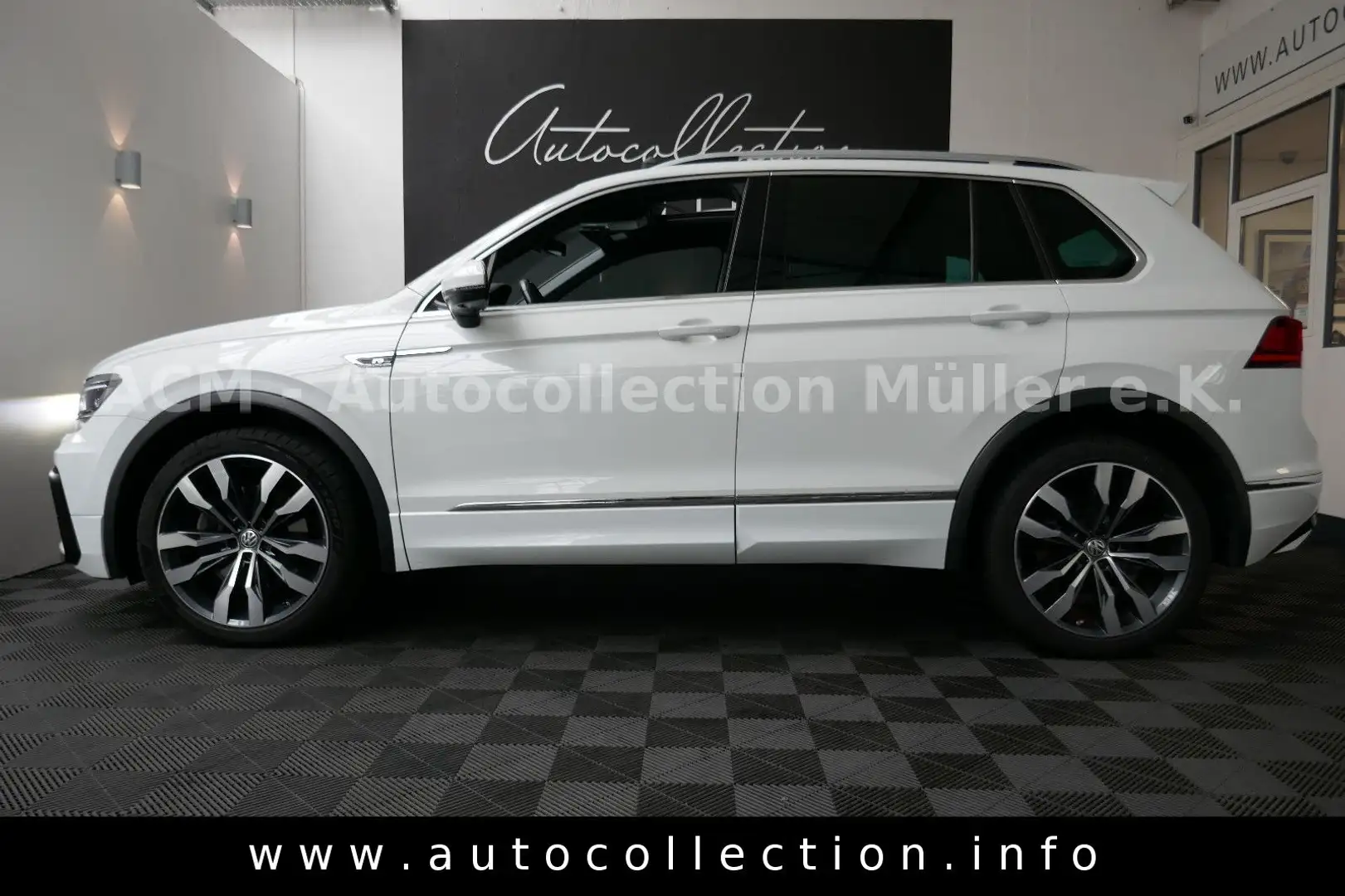 Volkswagen Tiguan R-Line 4Motion*Virtuell*Pano*AHK*Navi*LED Blanc - 2