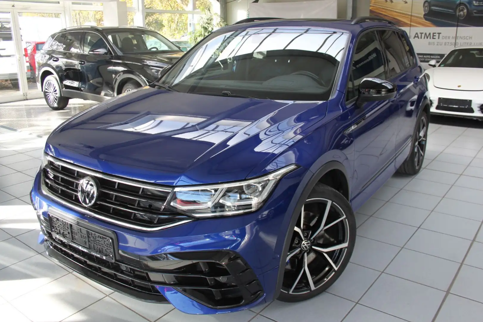 Volkswagen Tiguan R/DSG/PANO/LEDER/ASSIST+/H&K/HUD/KAME/21" Blau - 1