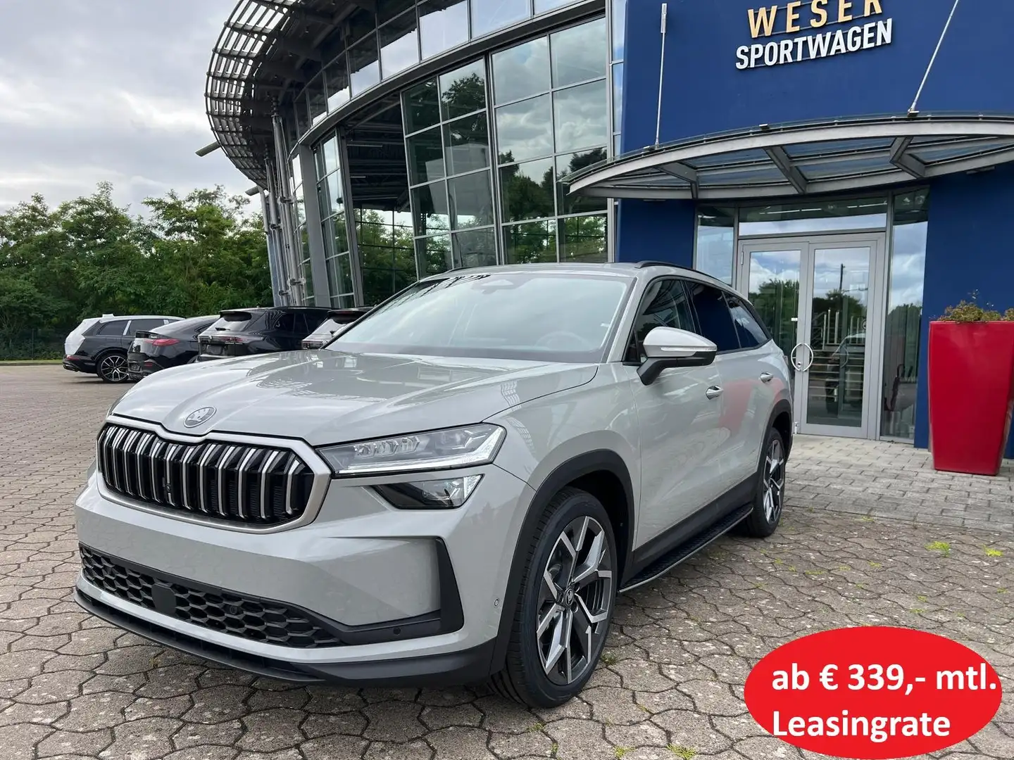 Skoda Kodiaq 2.0 TDI 4x4 DSG Selection Massage/HUD/Trittbrett Gri - 1
