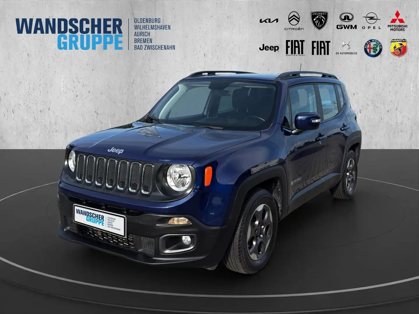 Jeep Renegade 1.4 MultiAir FWD Longitude Pano+SD+SHZ Bleu - 1