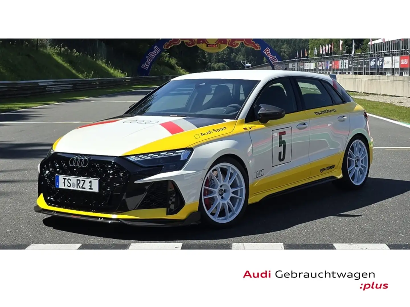 Audi RS3 Sportback 2,5 TFSI qu Heritage Edition, 1of3 Matri Alb - 1