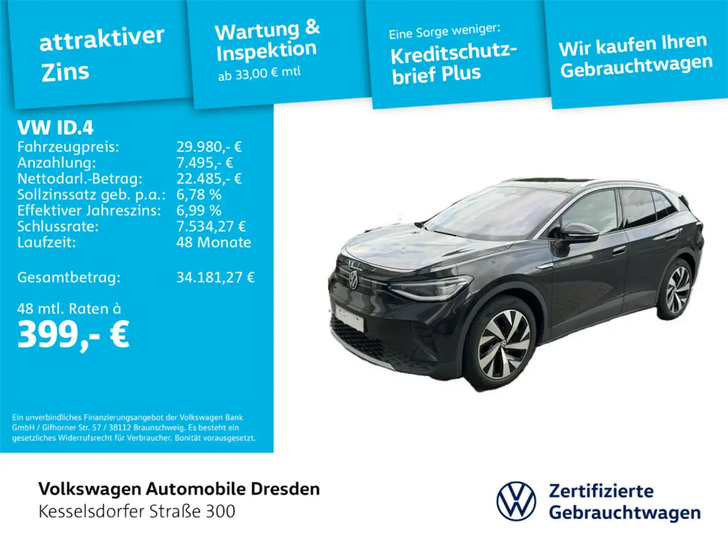 Volkswagen ID.4 Tech Grau - 1