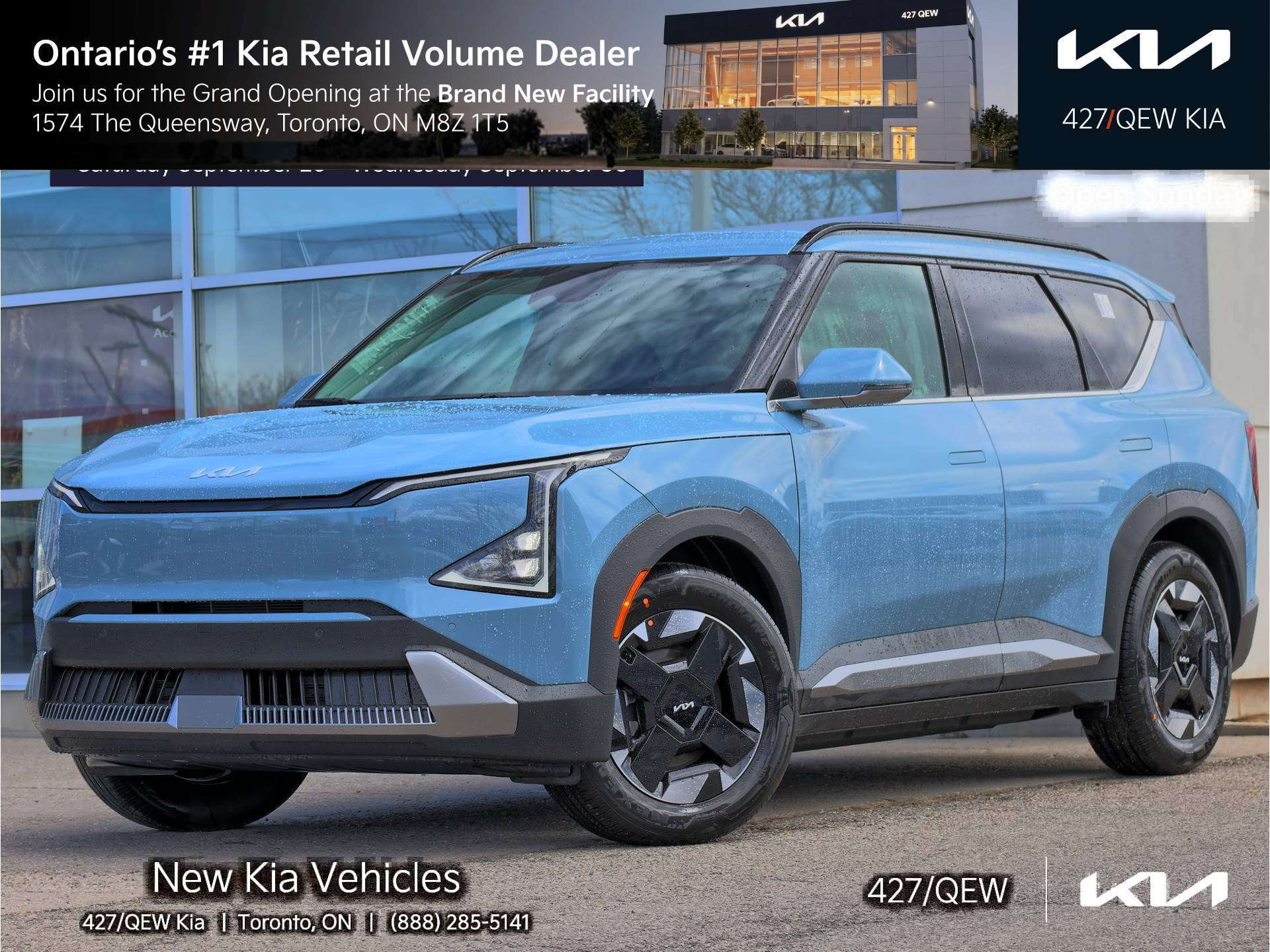 Blue 2027 Kia EV5 Automatic