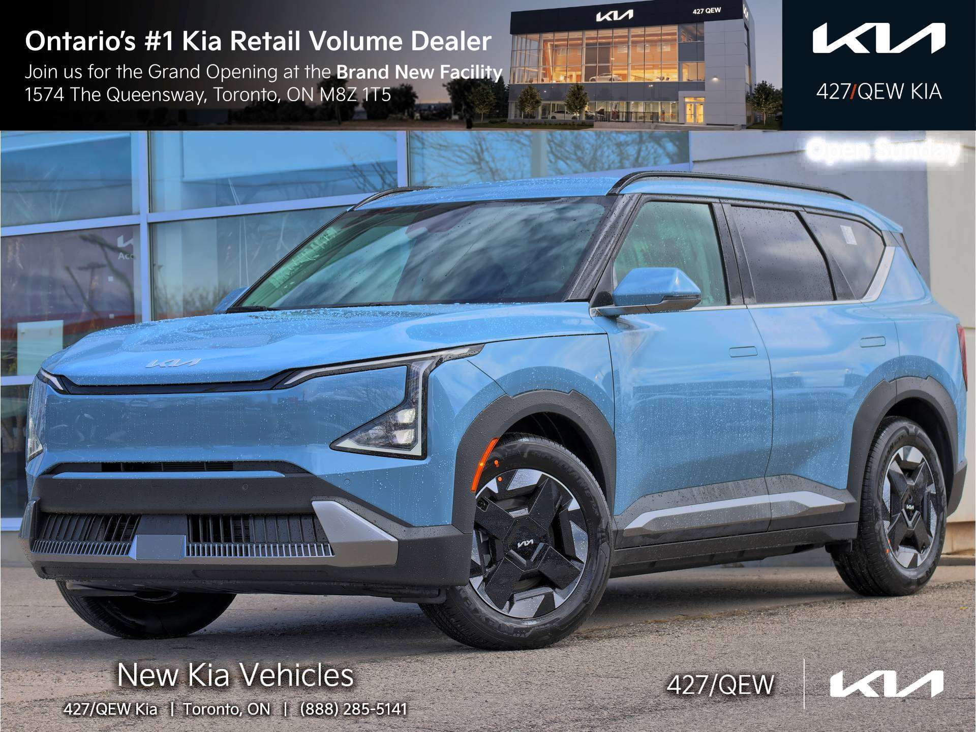 Blue 2027 Kia EV5 Automatic