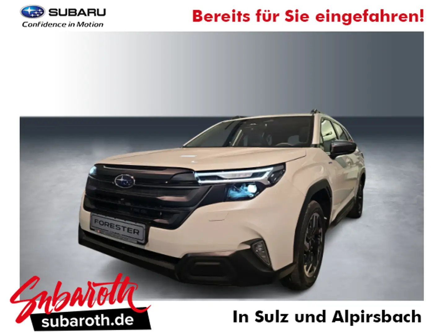 Subaru Forester Forester 2.0ie Mild-Hybrid Exclusive ACC LED NAV Weiß - 1