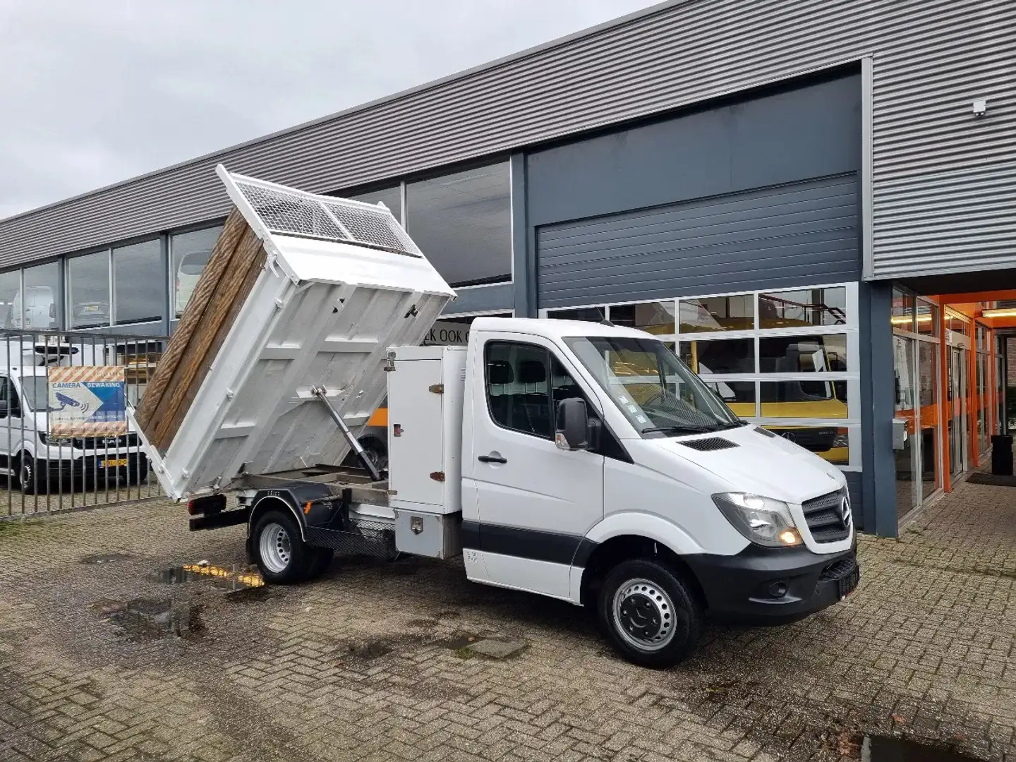 Mercedes-Benz Sprinter 513 CDI Kipper GVW 3500 KG Euro 5B Steel body Wit - 1