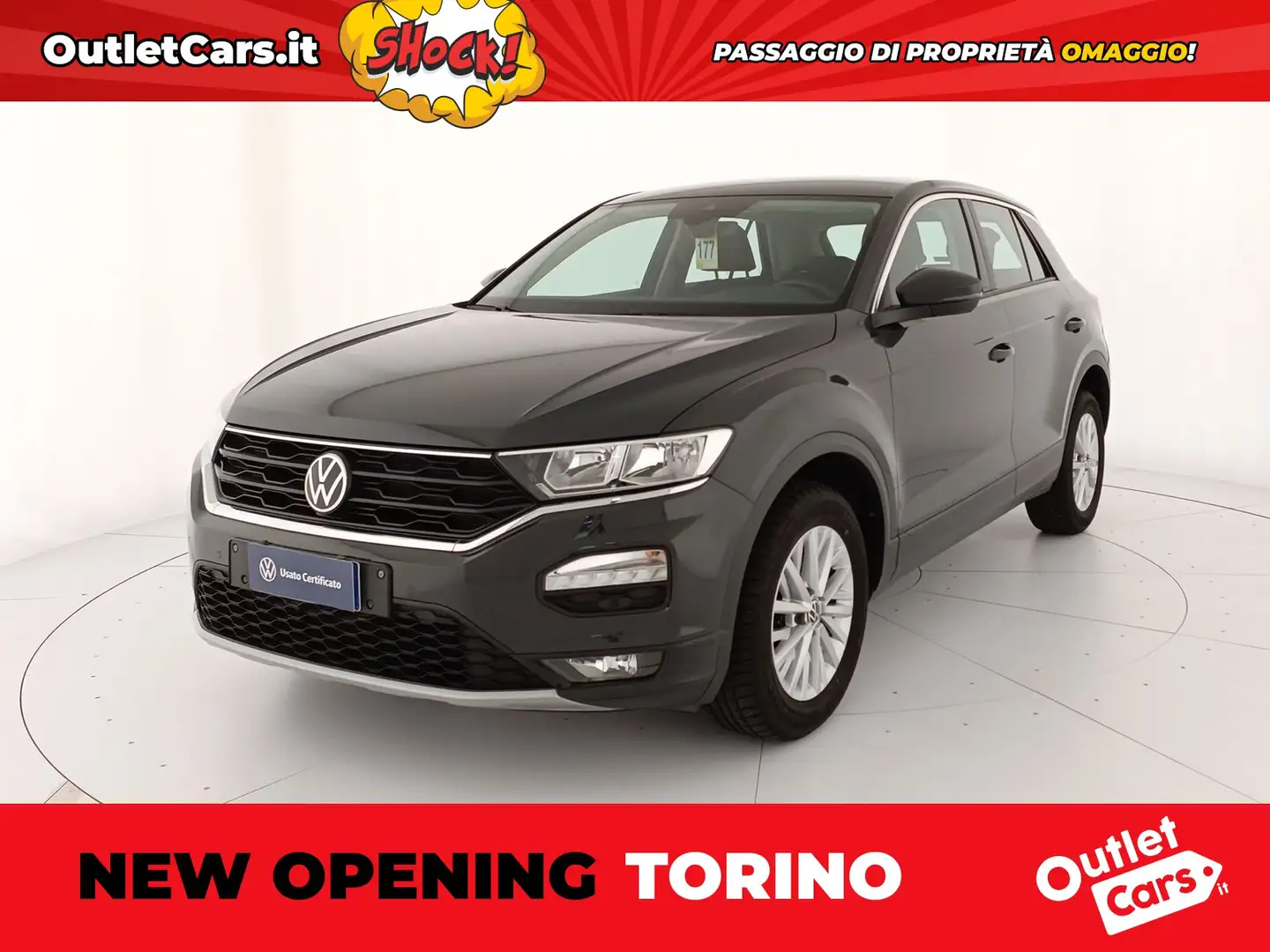 Volkswagen T-Roc 1.0 tsi style 110cv Grigio - 1