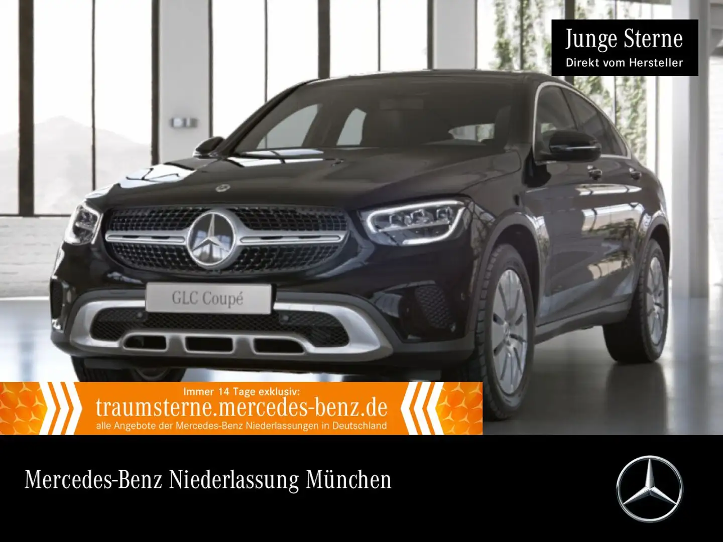 Mercedes-Benz GLC 220 d Coupé 4M LED+KAMERA+KEYLESS+9G Negro - 1