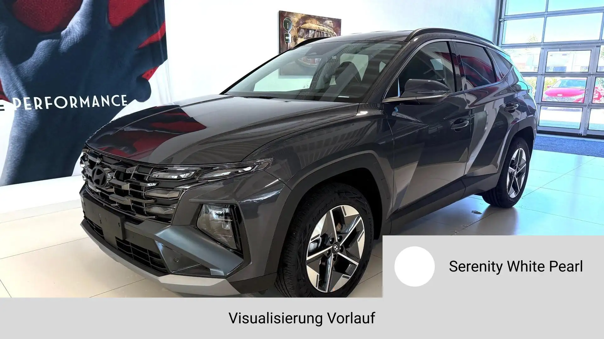 Hyundai TUCSON GO+ 1.6 T-GDI 48V 2WD DCT 117 kW (160 PS) 2-Zon... Weiß - 1