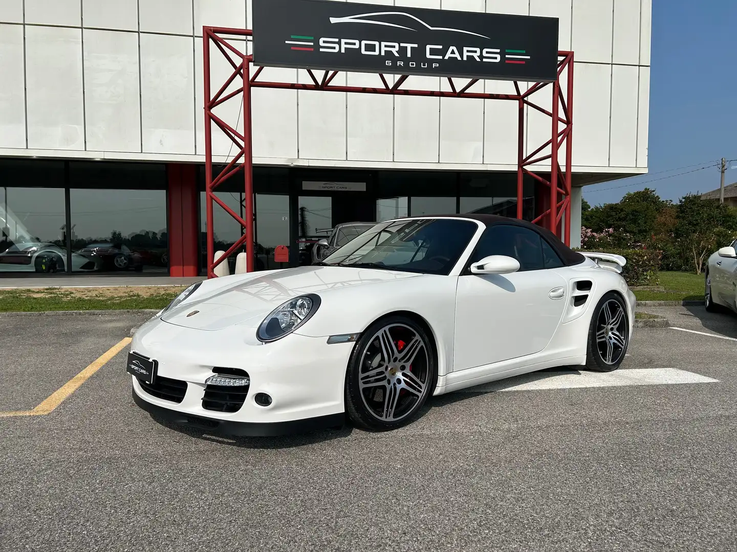 Porsche 997 Cabrio 3.6 Turbo Cabrio Bianco - 1