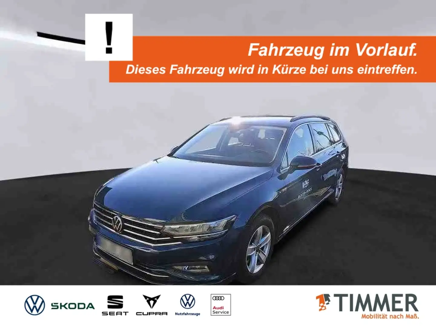 Volkswagen Passat Variant 2.0 TDI DSG BUSINESS +AHK +LED +RKAM +ACC +APP-CO Bleu - 1