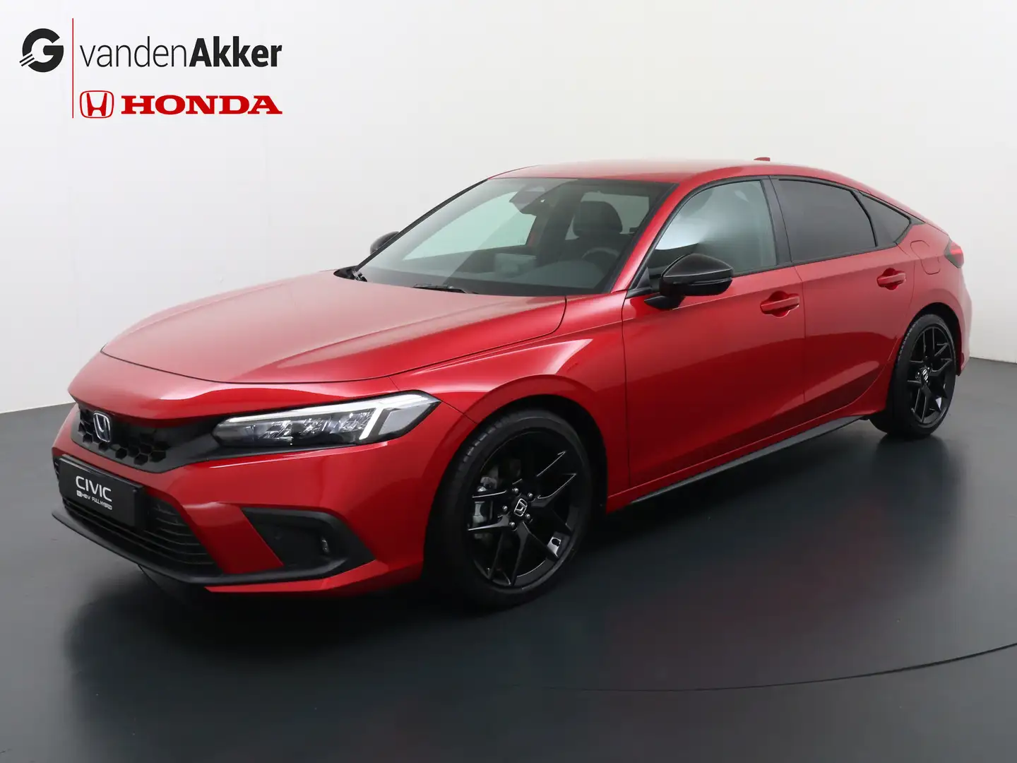 Honda Civic 2.0 HYBRID 184PK eCVT Sport Rijklaarprijs Nieuw! Rouge - 1