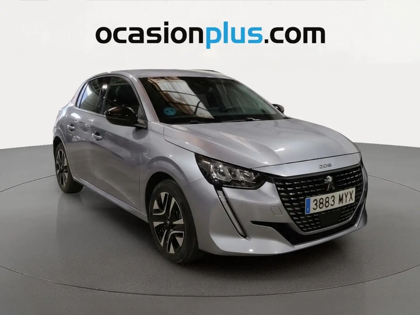 Peugeot 208 1.2 Puretech S&S Allure 100 Gris - 2