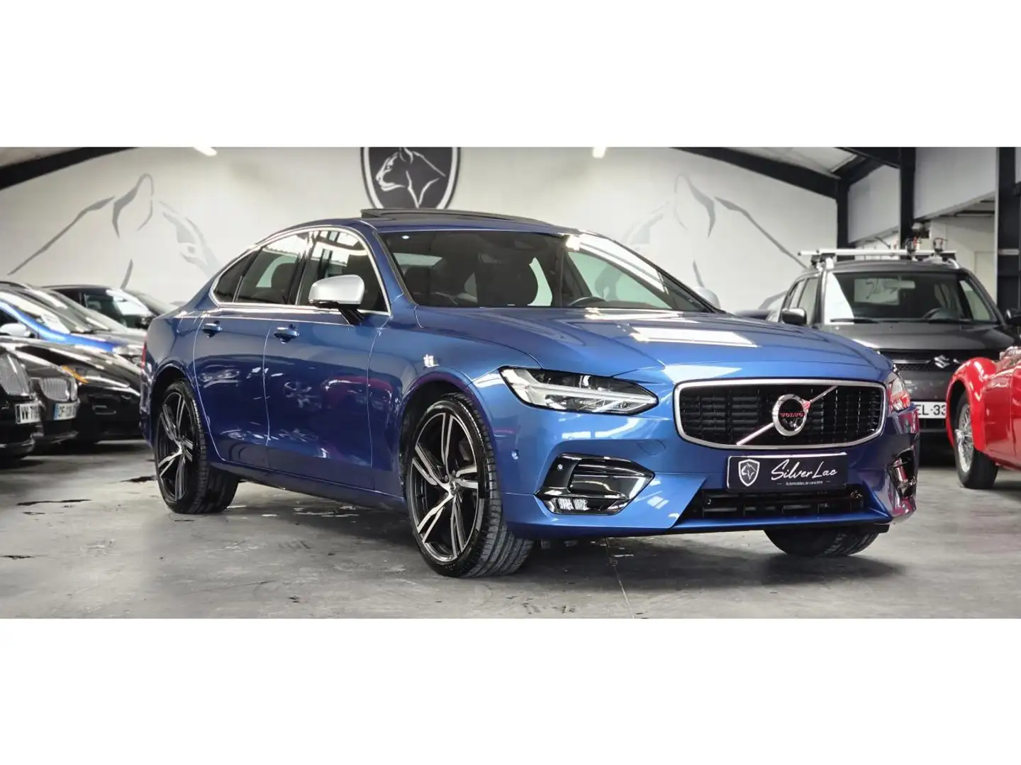 Volvo S90 T5 2.0 TURBO 250 R-Design / TOIT PANO / CAMERA360  Blue - 1