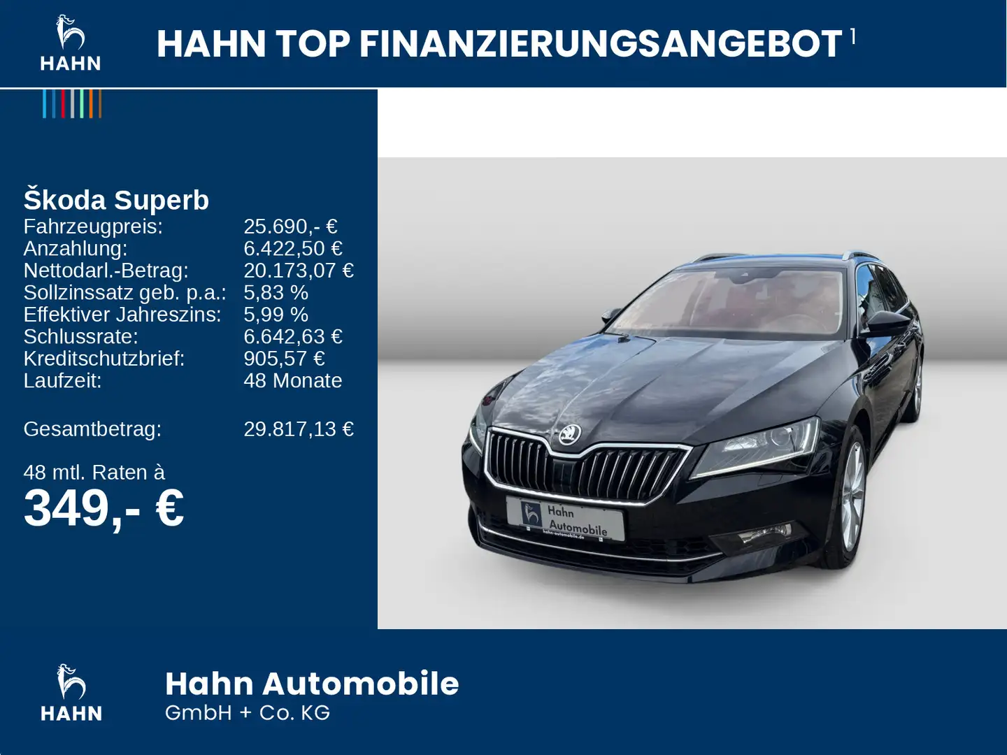 Skoda Superb Combi 2.0TSI DSG Style 4x4 ACC CAM NAV XE Noir - 2