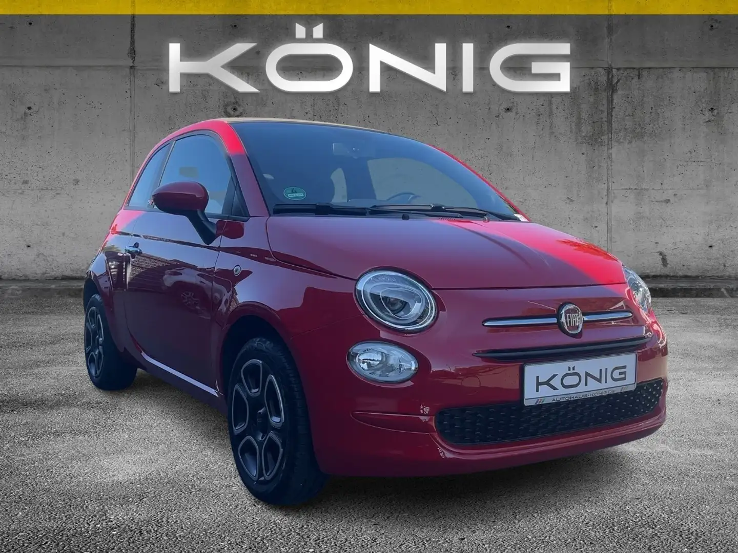 Fiat 500 Cabrio Club 1.0 Klima*Tempomat*CarPlay Rosso - 2